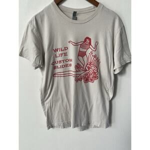 Next Level Lady Slider T-Shirt Size Small Natural Cotton Short Sleeve Surfer